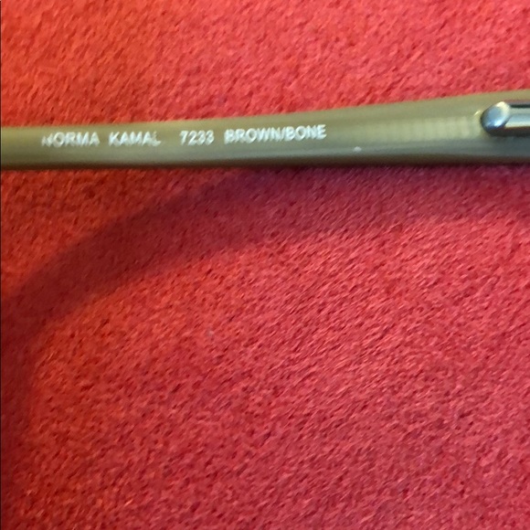 Vintage Norma Kamali brown and bone eyeglasses - Picture 11 of 16